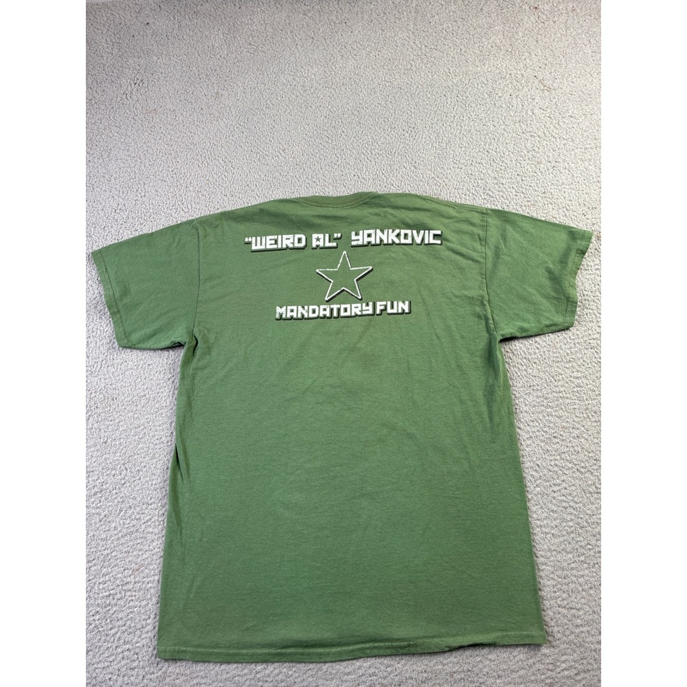 Weird Al Yankovic Che Guevara 2005 Mandatory Fun Tour Green Star Shirt Mens L - Picture 5 of 10